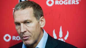 Bryan Colangelo doesn't have a contract for next season and there is no guaranteel that the Raptors will bring him back.  